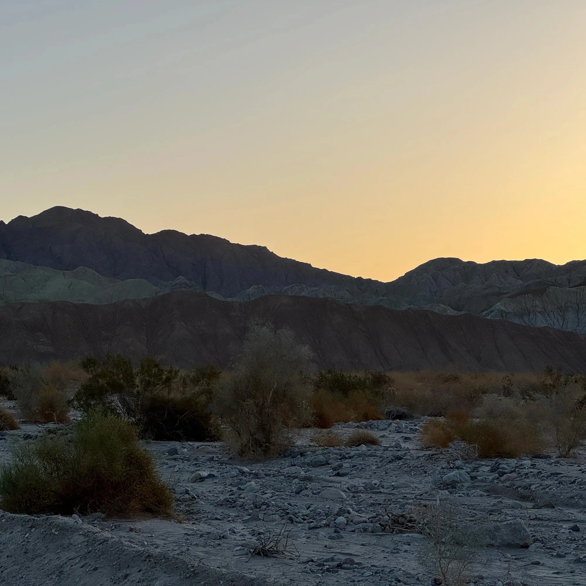 Sunrise at Painted Canyon