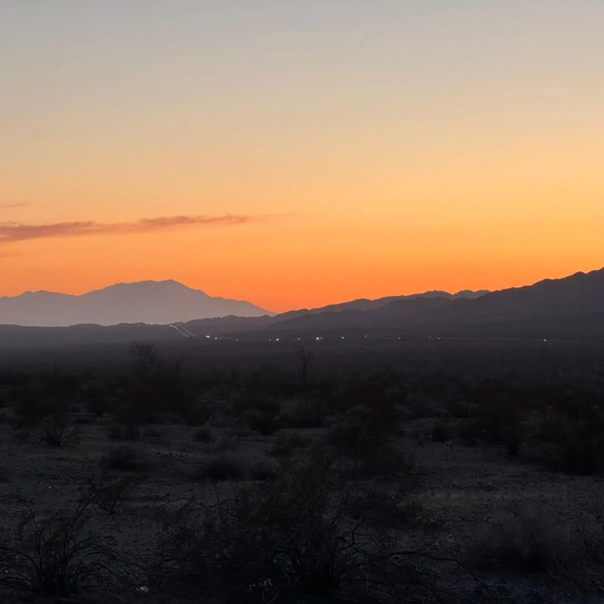 Sunset Over I-10
