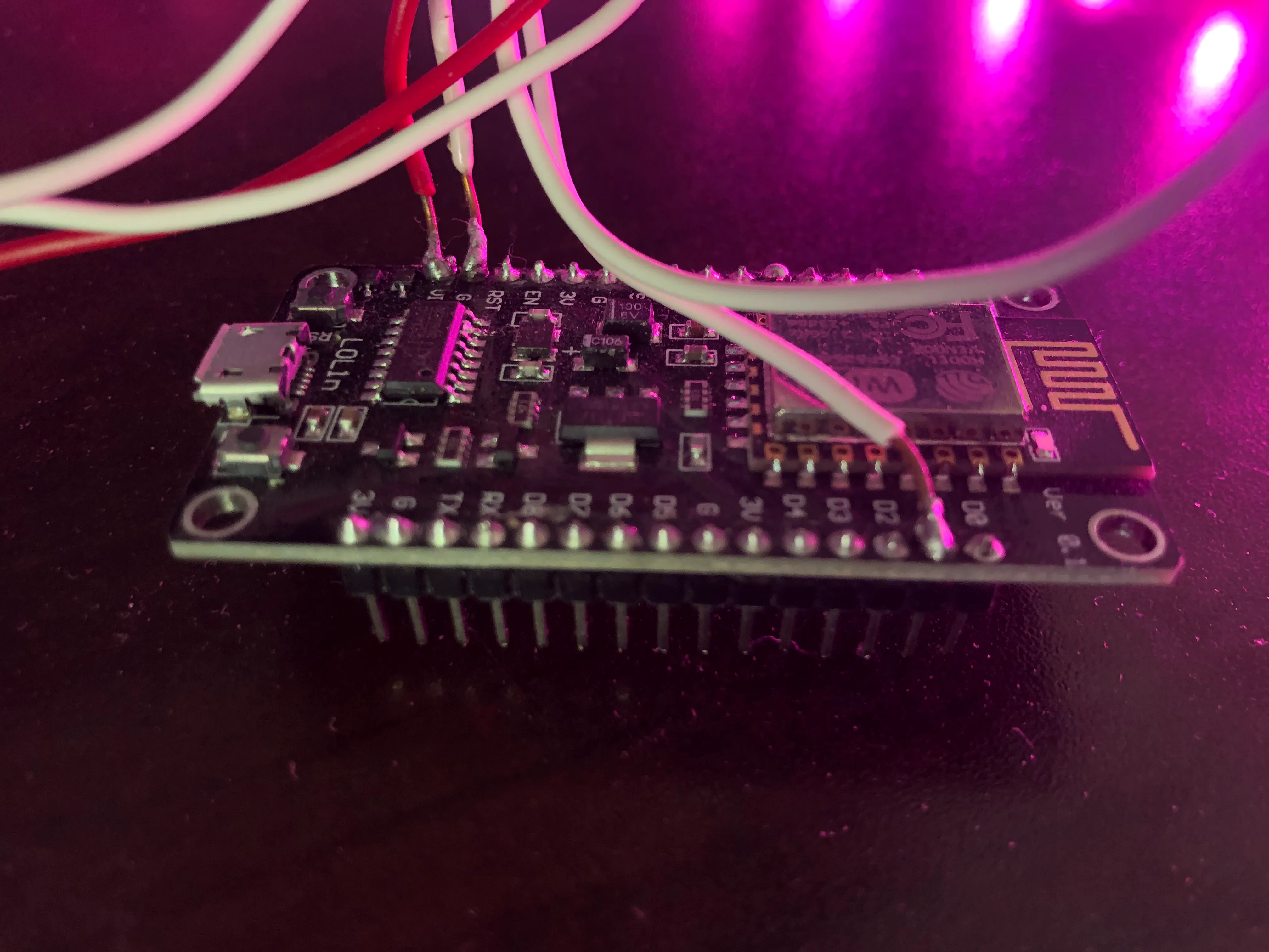 soldered esp32